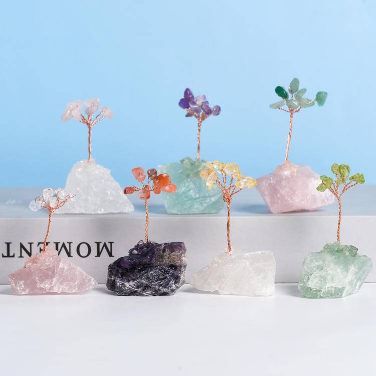 Heart Clarity Renewal – Peridot Crystal Tree on Green Fluorite Base