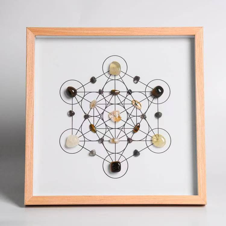 Career Success - Style 2 - Square Crystal Grid Frame