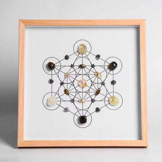 Career Success - Style 2 - Square Crystal Grid Frame