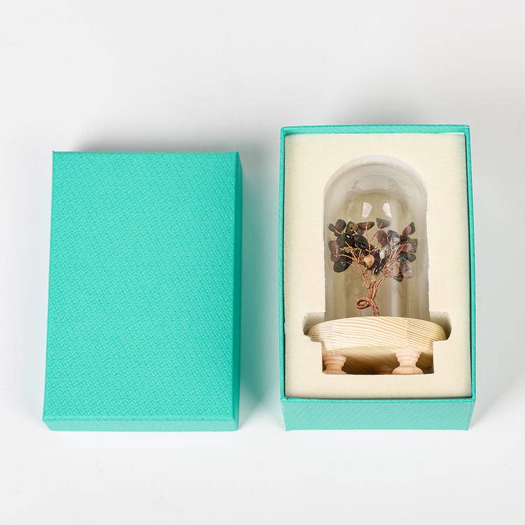 Confidence and Courage - Aquamarine and Peridot Crystal Tree Decoration