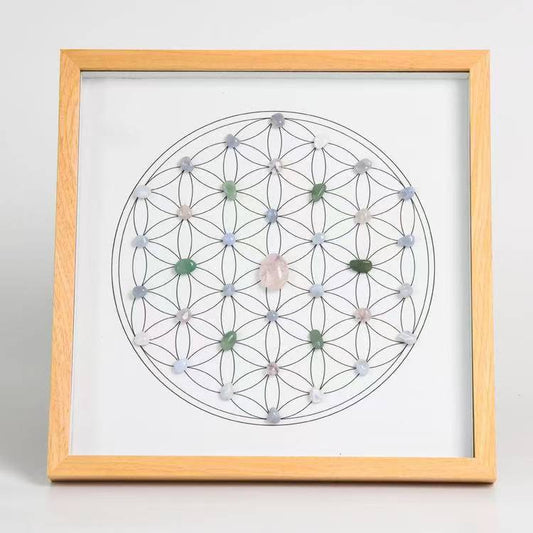 Friendship Enhancement - Square Crystal Grid Frame