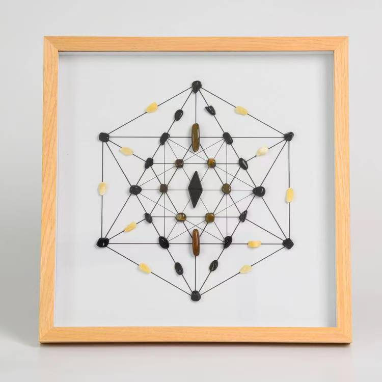 Travel Protection - Square Crystal Grid Frame