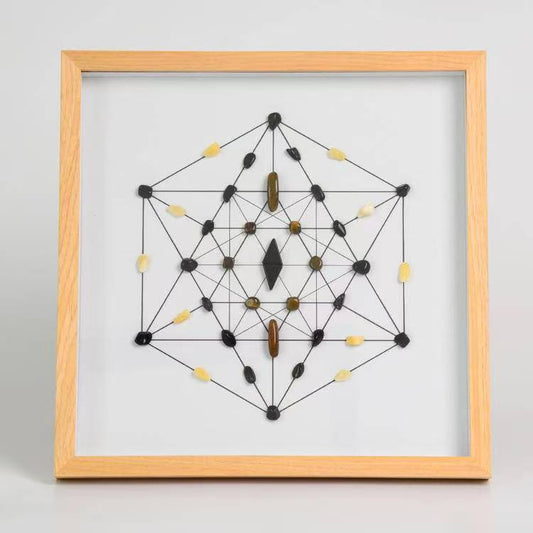 Travel Protection - Square Crystal Grid Frame